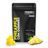 Friend of Dorothy frasco frontal con gomitas sabor piña y beneficio de conveniencia