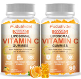 Fudualvdel frasco frontal que muestra pack doble y beneficios claros
