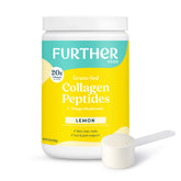 Further Food empaque frontal del colágeno con limón y beneficio de proteína limpia