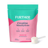 Further Food envase frontal mostrando creatina pura y beneficios