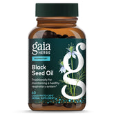 Gaia Herbs frasco frontal mostrando etiqueta clara y beneficios