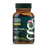 Gaia Herbs frasco delantero mostrando etiqueta clara y confianza de marca