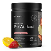 Gainful frente del envase mostrando diseño y sabor fresa-limonada, beneficios claros