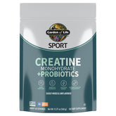 Garden of Life envase frontal del producto mostrando la marca y beneficios