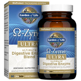 Garden of Life frasco visible con 90 cápsulas, presenta ventaja de dosificación