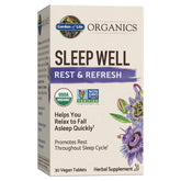 Garden of Life envase frontal mostrando tabletas veganas y beneficios