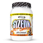 Gaspari SizeOn frente del envase mostrando sabor Mango Splash y beneficio volumen muscular