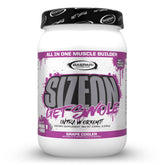 Gaspari SizeOn frontal del envase mostrando el sabor Grape Cooler y la marca