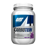 GAT SPORT envase frontal de CARBOTEIN uva mostrando presentación y beneficio energético
