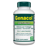 Genacol Optimum vista frontal del envase con información clara y confianza