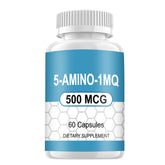 Generic frasco 5 Amino 1mq frente muestra confidencia en la calidad