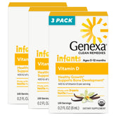 Genexa frasco frontal mostrando la presentación y beneficios orgánicos