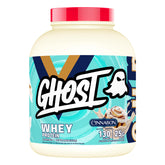 GHOST bote frontal con etiqueta visible y beneficio de transparencia en ingredientes