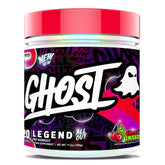 GHOST envase frente Cherry Limeade mostrando etiqueta transparente y beneficios