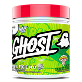 GHOST envase frontal mostrando sabor Warheads y beneficios energéticos