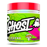 GHOST envase frontal Warheads Sour Watermelon mostrando diseño y beneficios