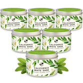 Gisly frontal del empaque mostrando set de 6 velas, elegante y listo para regalar
