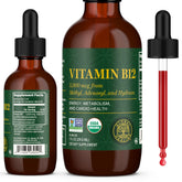 Global Healing Center envase frontal B12 muestra concentración y beneficio energético