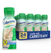 Glucerna envase frontal vainilla clásica mostrando marca y aporte nutritivo