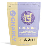 Gnarly Nutrition envase frontal mostrando creapure y beneficios claros
