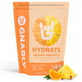 Gnarly Nutrition frasco frontal mostrando diseño y beneficios visibles