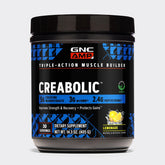 GNC envase Creabolic al frente, claro y atractivo para identificación rápida