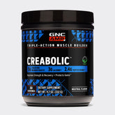 GNC AMP Creabolic vista frontal mostrando envase y diseño, beneficio confianza
