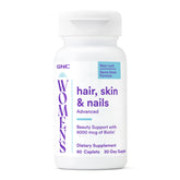 GNC envase frontal Hair Skin & Nails mostrando presentación y beneficios