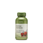 GNC envase frontal Herbal Plus Energy mostrando la dosis y beneficio de energía