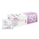 GNC vista frontal del Vitapak 50+ mostrando envase y beneficio de conveniencia