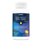 GNC envase frontal muestra cápsulas mini y beneficios claros