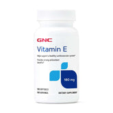 GNC Vitamina E envase frontal mostrando información y conveniencia diaria