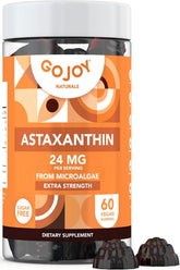 GOJOY NATURALS frente del envase mostrando 60 gomitas y beneficios