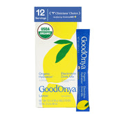 GOODONYA empaque frontal sabor limonada, presentación clara y orgánica