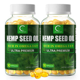 GPGP GreenPeople frasco delantero mostrando 180 softgels y etiqueta clara