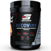 Granite Supplements envase frontal Recovery mostrando información clave y beneficio de rendimiento