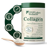 Great Lakes Gelatin envase frontal del colágeno, claridad sobre ingredientes