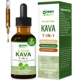 green Herb Vibe vista frontal del frasco mostrando presentación y marca, transmite confianza