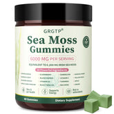 GRGTP gomitas sea moss frontal mostrando envase y beneficios