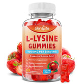GrnLife frasco frontal mostrando etiqueta y beneficio de dos gominolas por dosis