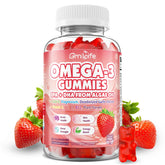 GrnLife frasco delantero con gomitas y beneficio vegano sostenible