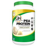 Growing Naturals envase frontal Vainilla Blast mostrando beneficio de proteína vegana