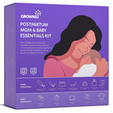 GROWNSY frente del kit posparto con todos los accesorios para comodidad