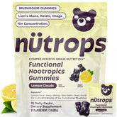 Grüns envase frontal mostrando 28 gomitas y beneficio conveniencia