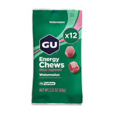 GU Energy paquete frontal mostrando sabor sandía y portabilidad