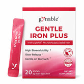 Gynable frente del empaque mostrando sticks y beneficios visibles