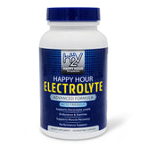 Happy Hour Vitamins frente del envase mostrando 100 cápsulas y conveniencia