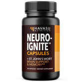 HAVASU NUTRITION envase NeuroIGNITE vista frontal con diseño claro y dosis
