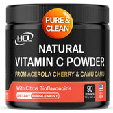 HCL HERBAL CODE LABS frente del envase mostrando marca y pureza