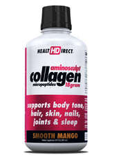 HEALTH DIRECT envase frontal AminoSculpt mango, beneficio conveniencia lista para beber
